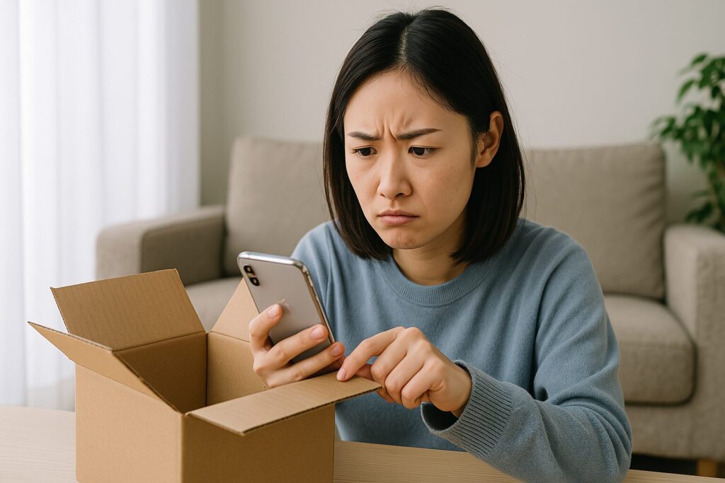 メルカリで違う商品が届いた時のメッセージ例文と対応方法
